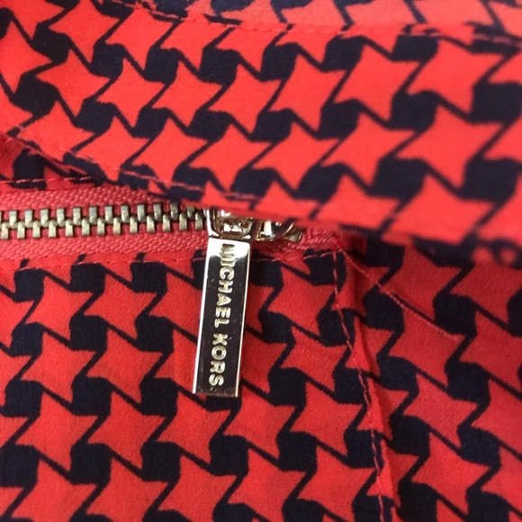 Michael Kors houndstooth plaid tunic - Picture 7 of 8